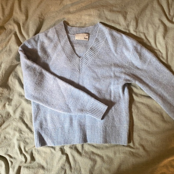 WILFRED FREE Light Blue Knit Sweater - Picture 2 of 3